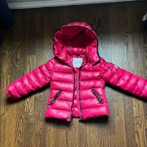 Moncler pink Hooded Puffer Jacket